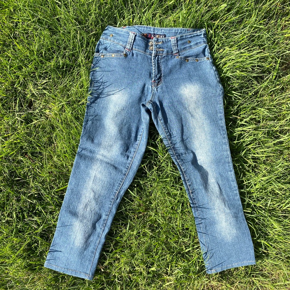 Early 2000s Lace Up Jeans main image 1